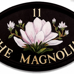 Magnolia house sign